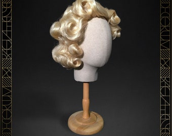 WIG "NIAGARA fifties Marilyn Monroe Jayne Mansfield glamour wig Hollywood stars curly hairs fashion style vintage