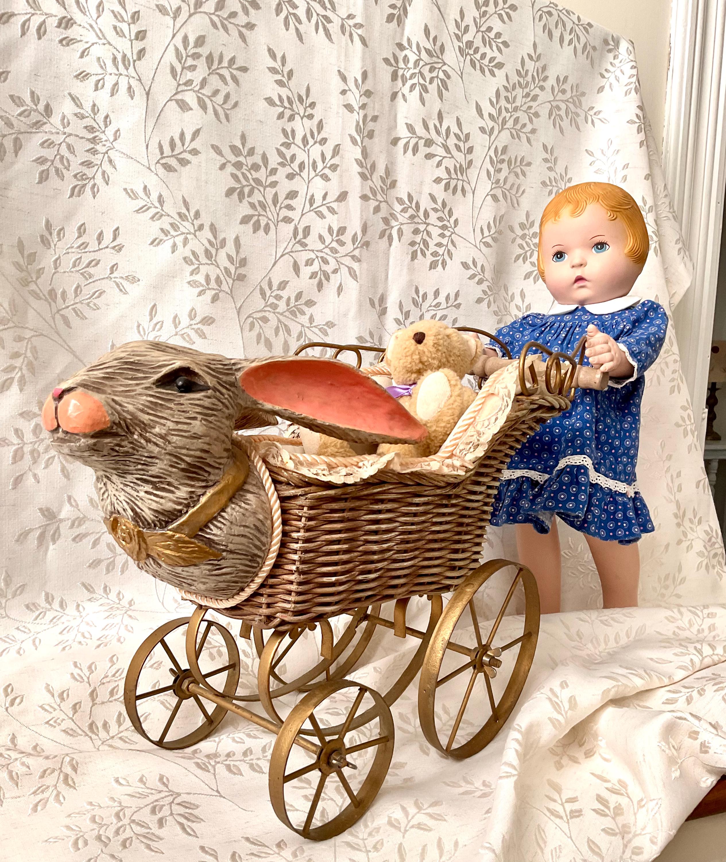 USA Vintage doll cartドールカート babycar