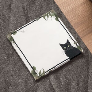Cat Sticky Notes | Kitty Post-it® Notes | Kawaii Animal Reminder Notes | Memo Pad Stickers | Planner Page Marker Stickers | Cat Lover Gift