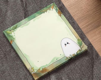 Creepy and Cute Ghosts | Pastel Sticky Note | Sticky Notepads | Desk Accessories and Office Supplies | Gift for Co-Worker | Post-it® Notes