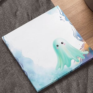 Candy Pastel Halloween | Pastel Goth  Post-it® Notes | Spooky Cute Ghost Notepad | Fall Autumn Stationary |Halloween Notepad