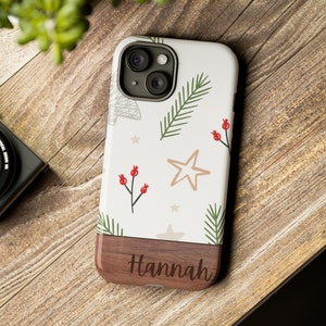 Christmas Custom Phone Cases  for iPhone 15 Pro Max, 14 Plus, 13, 12, 11, XR, XS & Samsung S23, S22, A54, A53, Pixel 8, 7