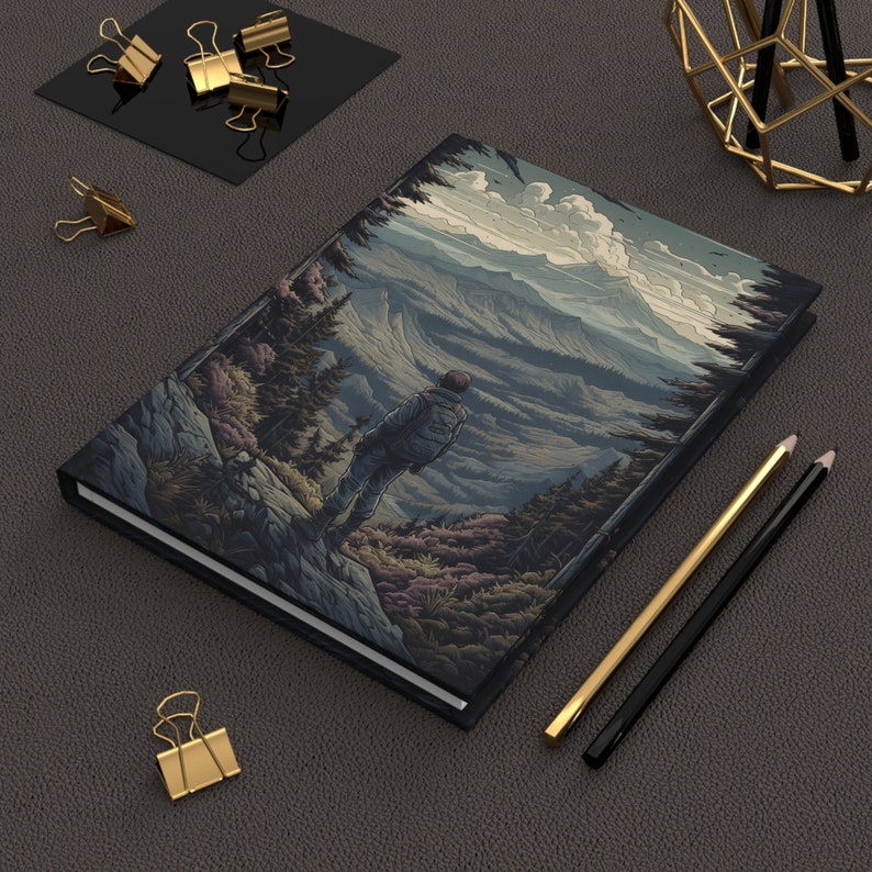 Travel Journals | Hardcover Journal Matte | Journal For Women | Adventure Traveler | Hiking Camping Journal | Solo | Wanderlust Travel Gift image 1