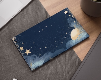Night Sky Sticky Note | Space Memo Pad | Galaxy Stationary | Celestial Moon Star Skies | Astronomy Desk Accessories | Office supplies |