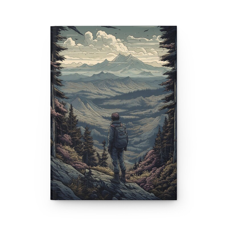 Travel Journals | Hardcover Journal Matte | Journal For Women | Adventure Traveler | Hiking Camping Journal | Solo | Wanderlust Travel Gift image 2