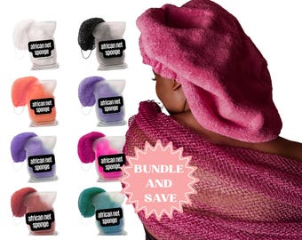 BESTSELLER Afrikaanse exfoliërende badspons *NIEUWE kleuren*: Sapo-scrubnet is uitrekbaar tot 44 inch!
