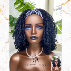 Xtra small spring twists headband wig for black women - ready to ship- Multiple colors