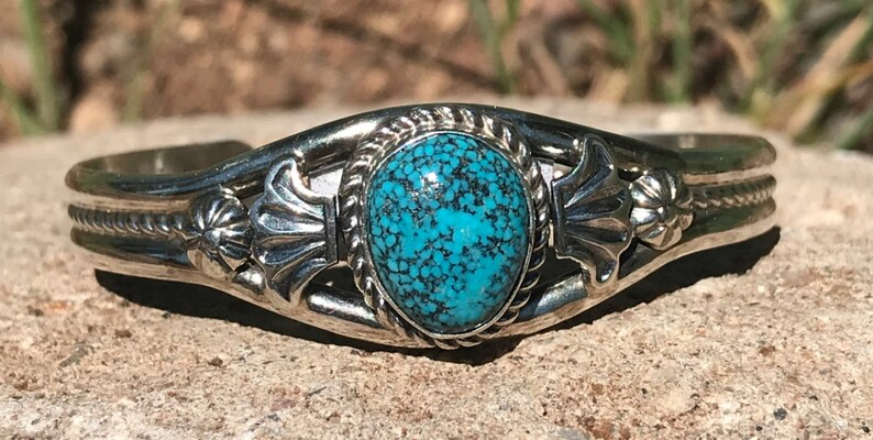 Sterling Silver Kingman Web Cuff Bracelet