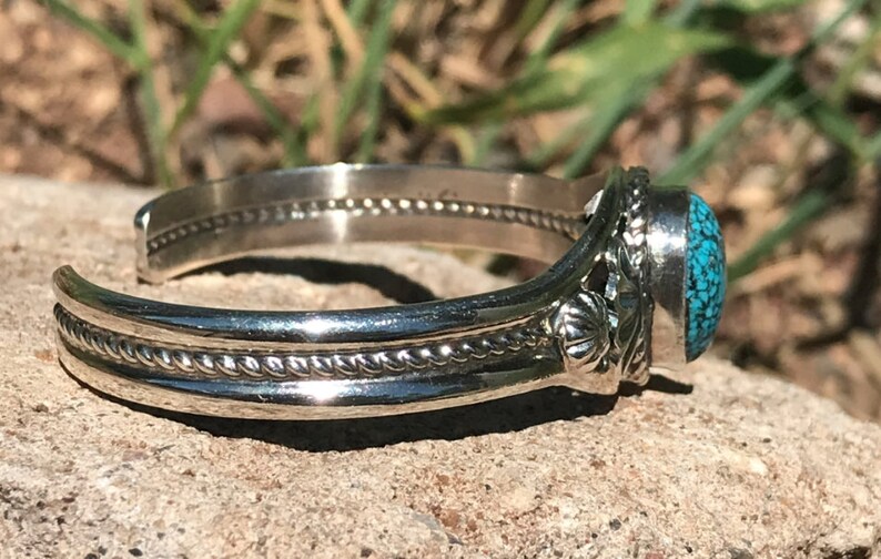Sterling Silver Kingman Web Cuff Bracelet