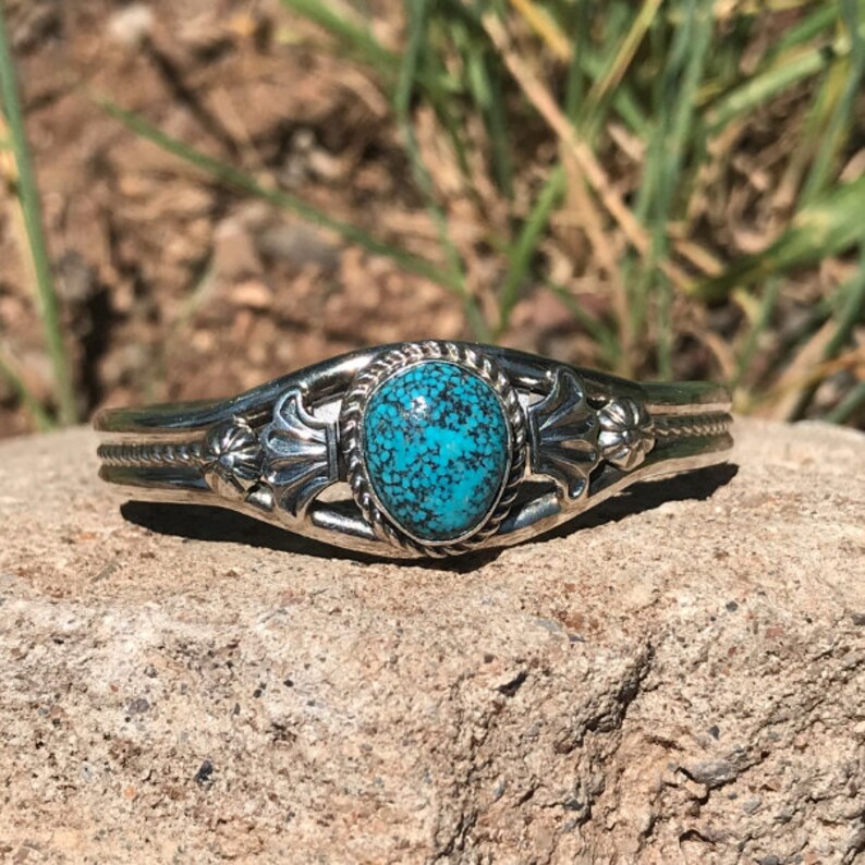 Sterling Silver Kingman Web Cuff Bracelet