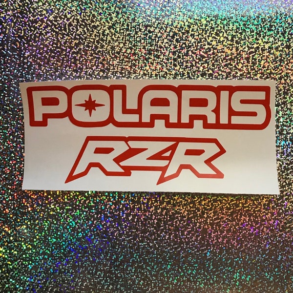 Polaris RZR Decal After Market, Custom Decal, Razor, Polaris Decal, Side by side decal, Off Road,  46 Colors ~Free Shipping