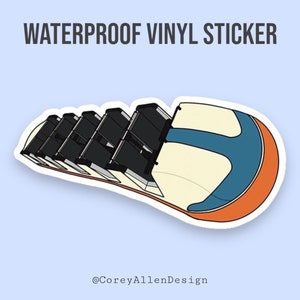 Disaster Transport Waterproof Vinyl Sticker | Cedar Point Sticker | Roller Coaster Sticker | Theme Park Sticker | Amusement Park Sticker