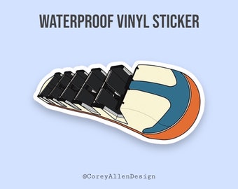 Disaster Transport Waterproof Vinyl Sticker | Cedar Point Sticker | Roller Coaster Sticker | Theme Park Sticker | Amusement Park Sticker