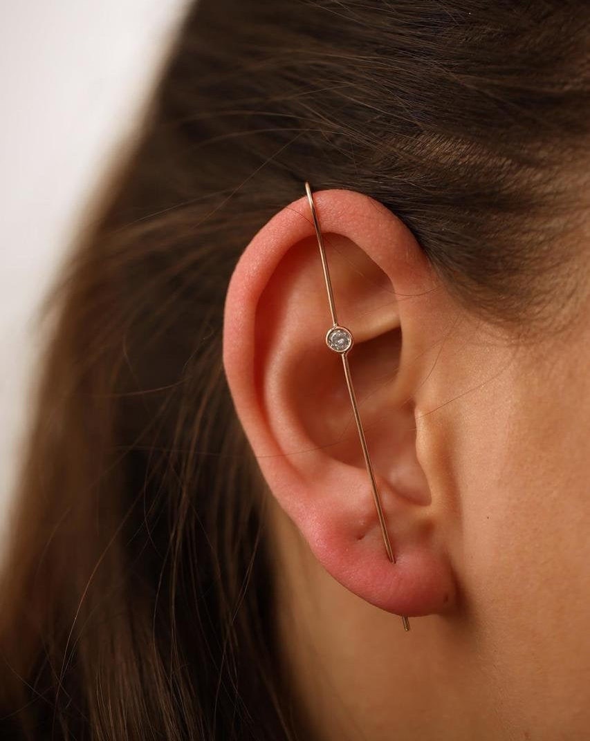 Pin hook earring deals