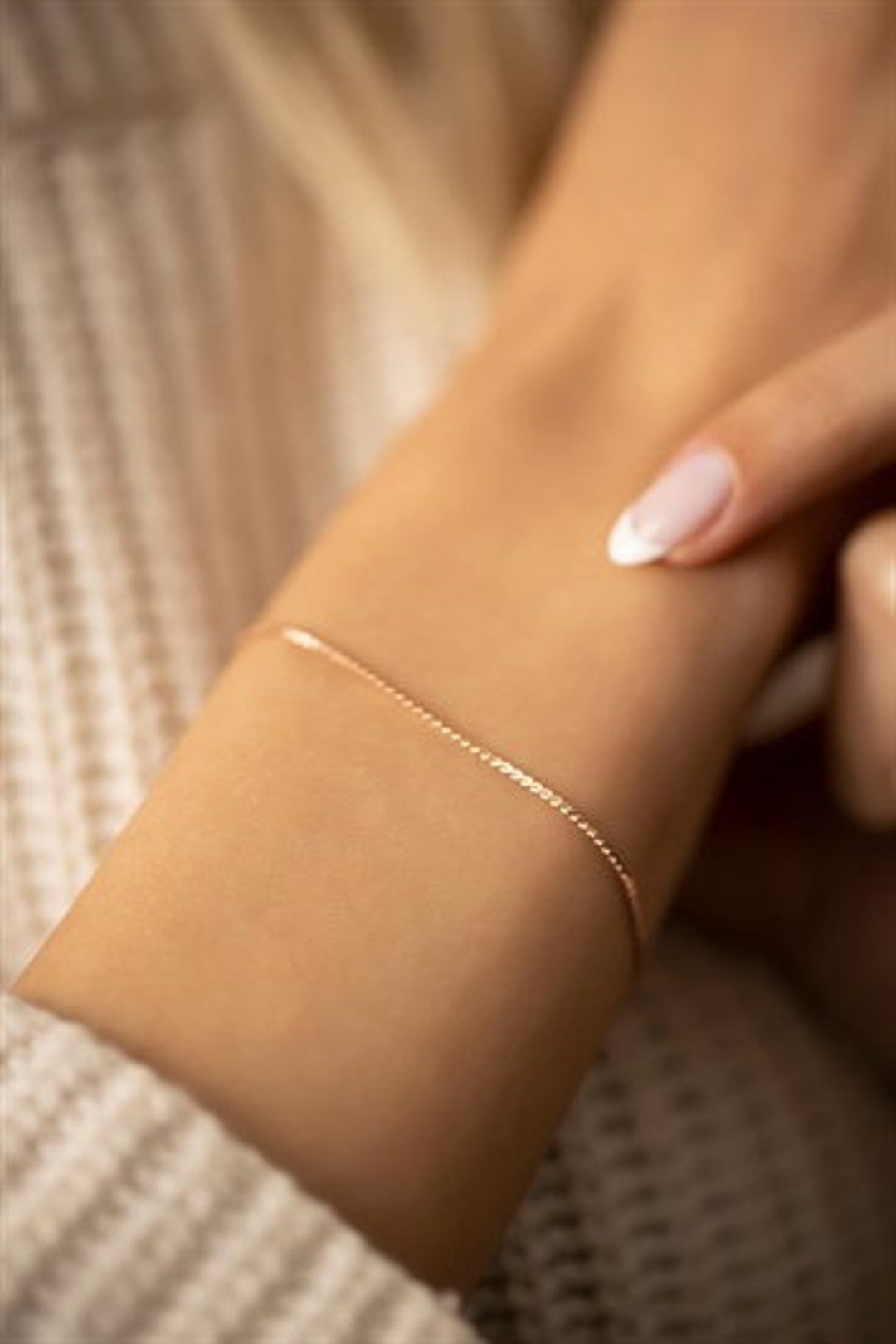 Fine rose gold bracelet deals
