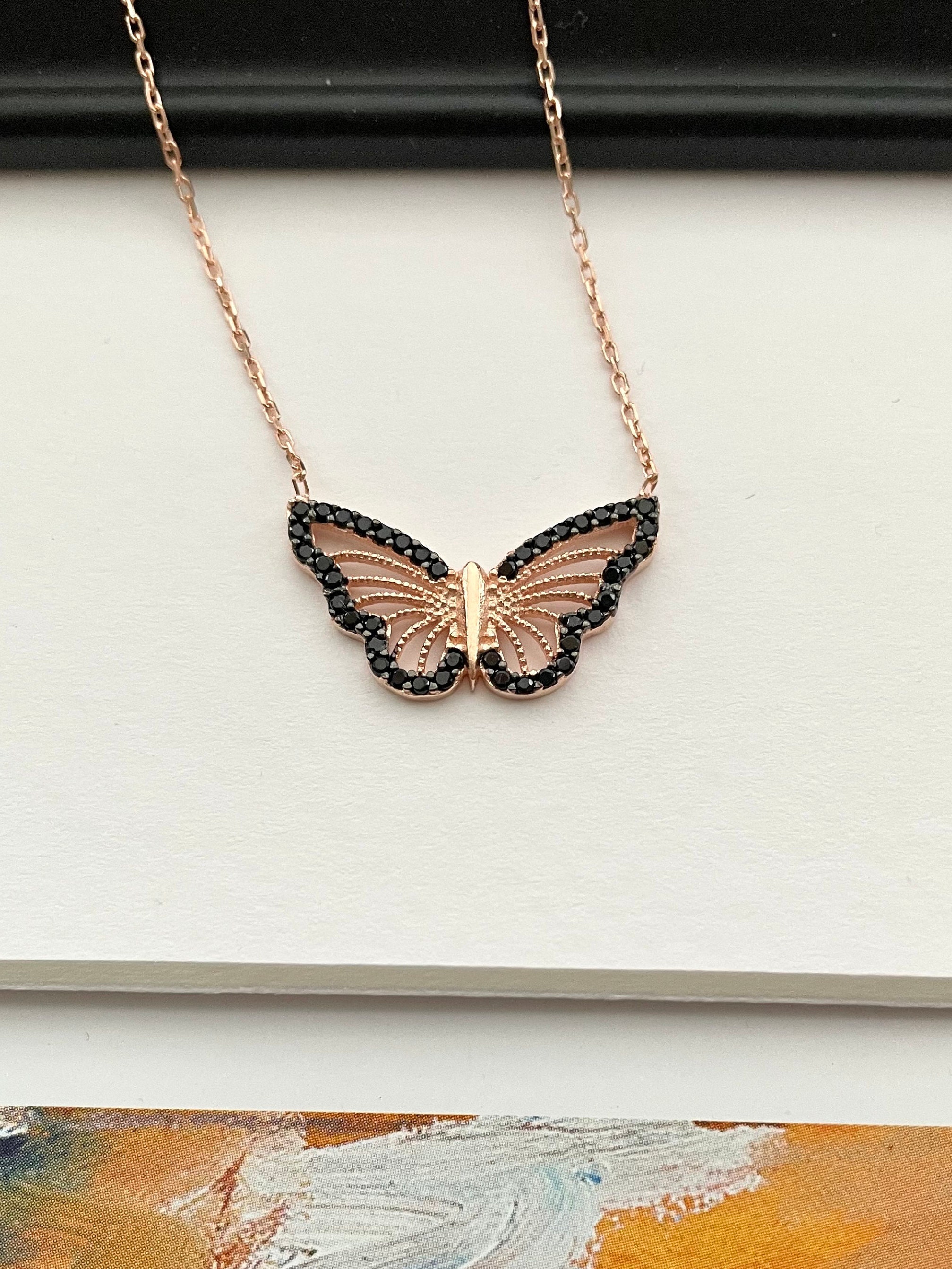 ネックレス・ペンダント FANTASTIC PLANET black butterfly necklace FANTASTIC PLANET black butterfly necklace (FANTASTIC PLANET