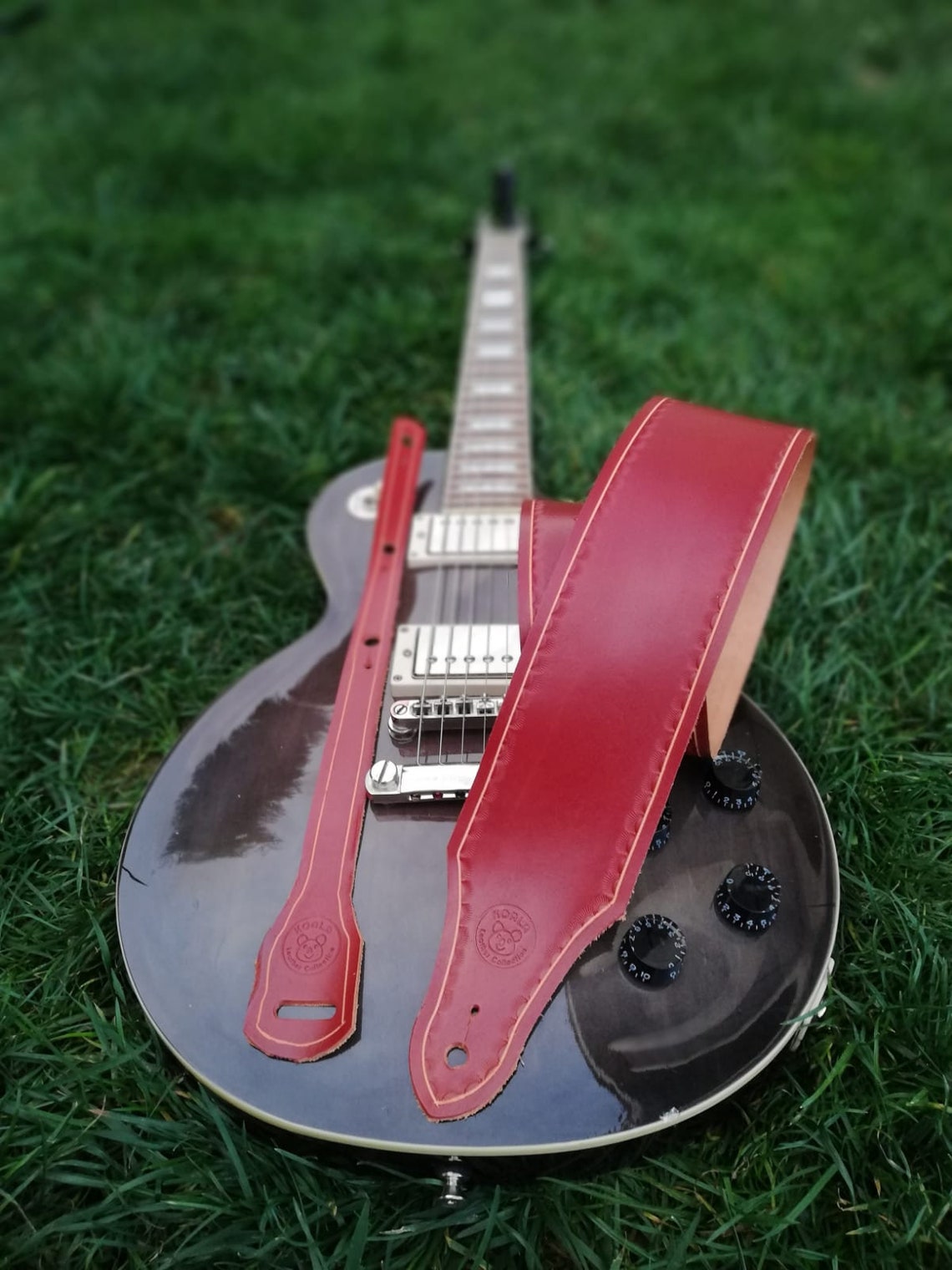 Personalized Leather Guitar Strap Unique Guitarist Gift