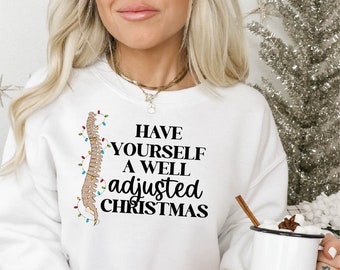 Väljusterad jul unisex tröja | Kiropraktor tröja | Kiropraktor jul