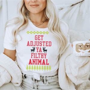 Ya Filthy Animal Unisex t-shirt | Christmas Chiro Tee | Chiropractic Tshirt