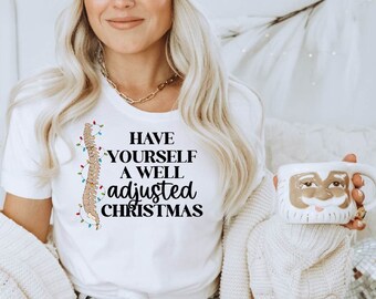 Väljusterad jul unisex t-shirt | Kiropraktor Tee | Kiropraktisk jul