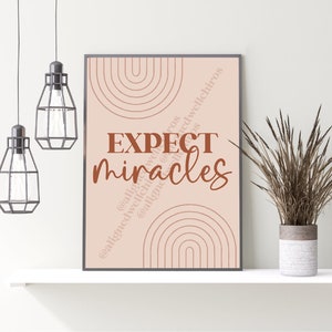 Expect Miracles | Chiropractic Art | Chiropractic Quote