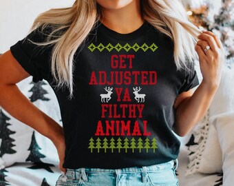 Ya Filthy Animal Unisex T-shirt | Julkiropraktik T-shirt | Kiropraktikkläder