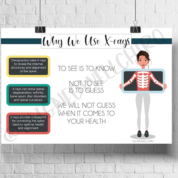 Why We Use X-ray | Educational Chiropractic Poster