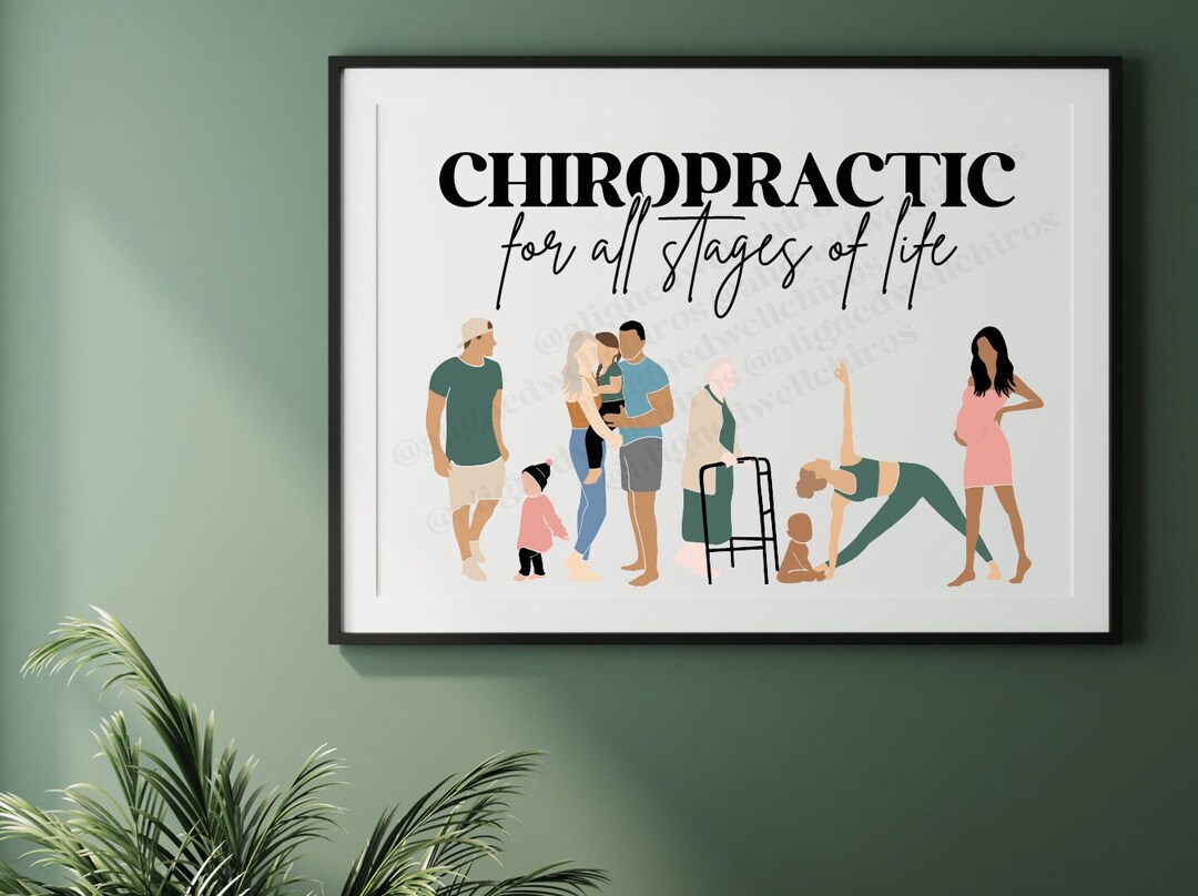 Chiropractic for All Stages of Life Chiropractic Wall Art Chiropractic
