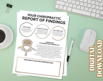 ROF Patient Handout Digital Download | Chiropractic Report Of Findings