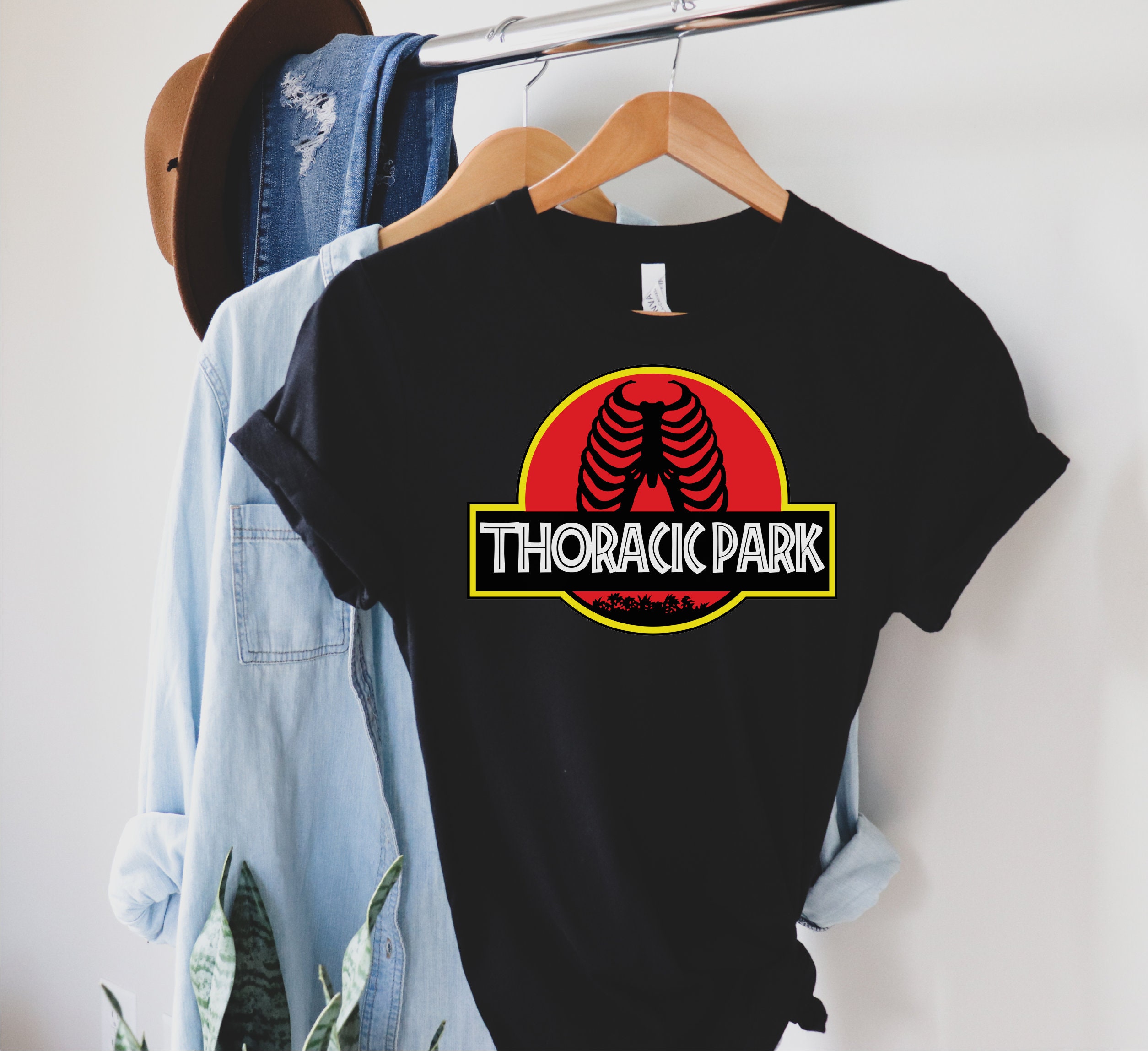 Thoracic Park Unisex T-shirt Chiropractic Apparel Anatomy - Etsy