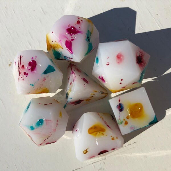 Angry Pom Dice -  Jaw Breaker Polyhedral Dice Set