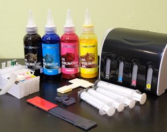 EPSON Wf 2630 2850 - INKXPRO [Chipless Solutions] Continuous Ink System Ciss (no chips) for EPSON Wf 2830 2630 2850 Xp4100 4105