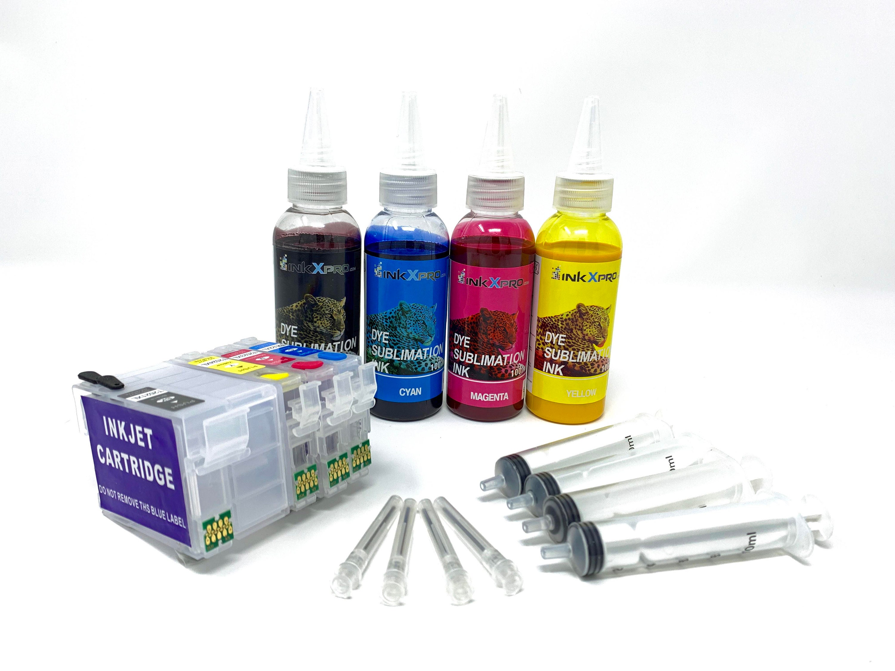 T252 Refillable Cartridge Kit for Epson Workforce Printer Etsy