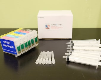 Refillable Ink Cartridge Kit for Epson Artisan 1430 1400