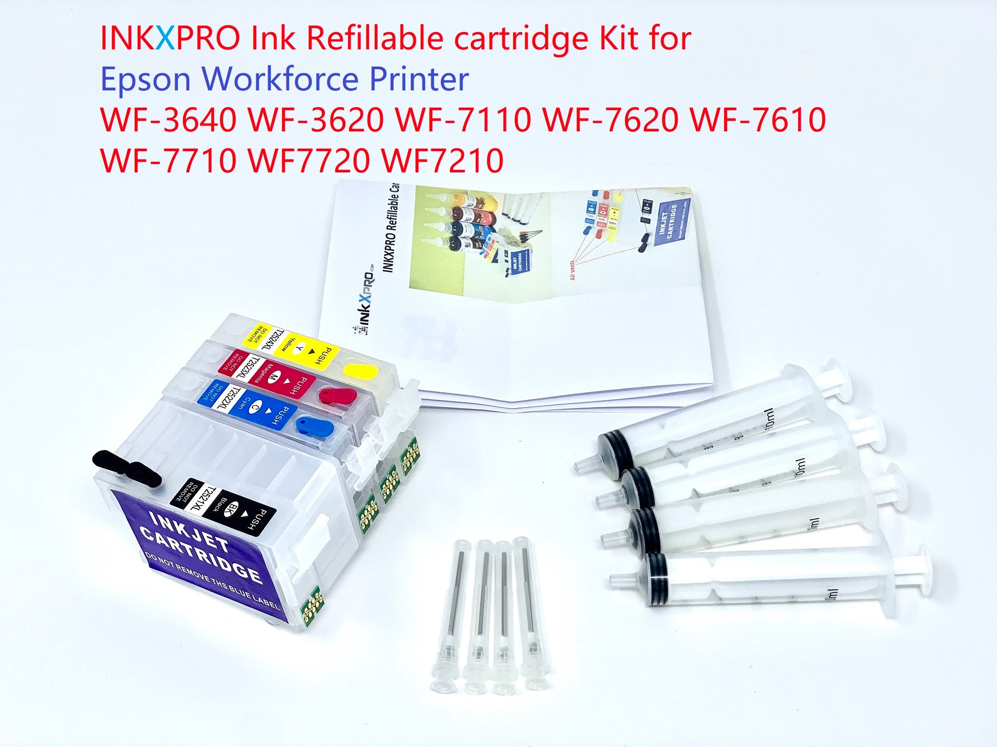 INKXPRO Ink Refillable cartridge Kit for Epson Workforce Etsy
