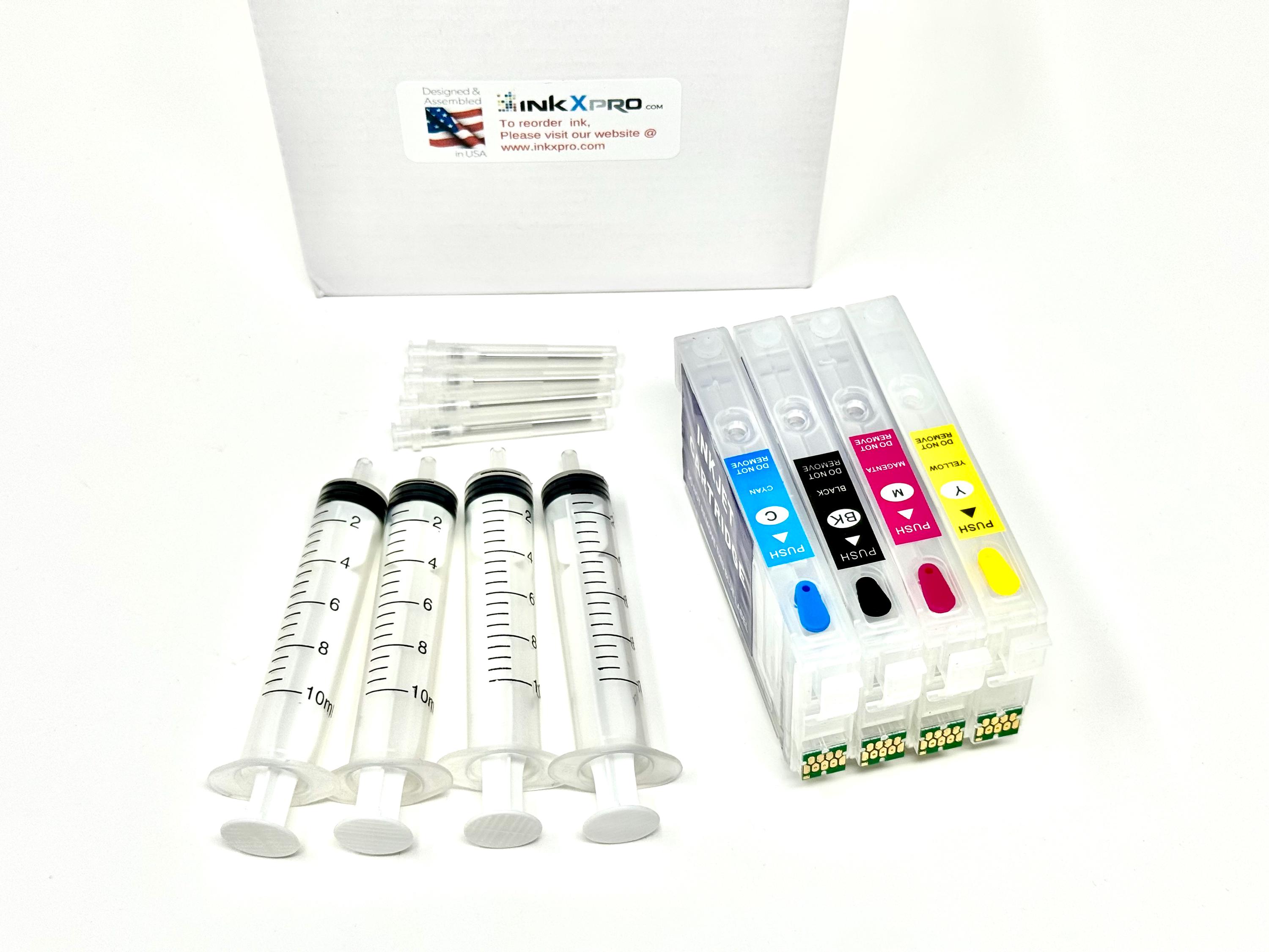 Cartouche d'encre rechargeable 5 couleurs XL avec puces ARC, pour