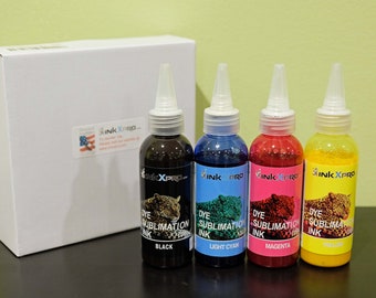 Sublimation Ink Refill, 4 Color for Epson EcoTank Printers