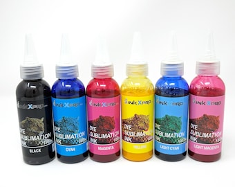 Sublimation Ink 6 Color UV/Water Resistant for Epson Printers