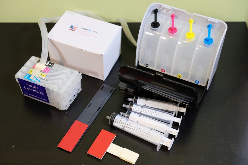 INKXPRO WF7820 WF7840 Chipless Ciss System for Epson Workforce T812