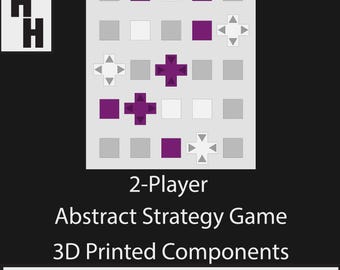 STL - Pole To Pole - 2-Player Original Abstract Strategy Board Game - 5-10 Minutes Playtime