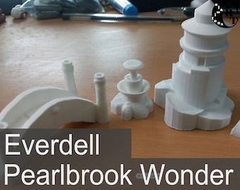 Unofficial Everdell Pearlbrook Wonder 3D Deluxe Upgrades