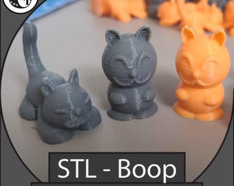 Cat & Kitten for Boop STL Files