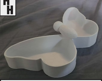 STL - Butterfly Tray - Catchall - Key - Jewelry - Ring