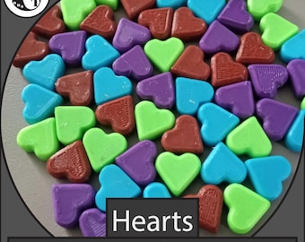 3D Hit - Damage - Life - Heart Token for Board Games