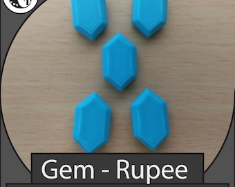 Crystal Gem Rupee For Board Games - Santa Maria