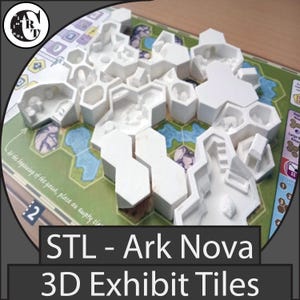 STL - Ark Nova - Basic Exhibit Tiles