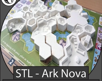 STL - Ark Nova - Basic Exhibit Tiles