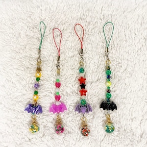 Cute Fruit Bat Charms or Keychains