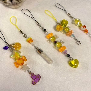 Halloween Candy Corn Charms or Keychains