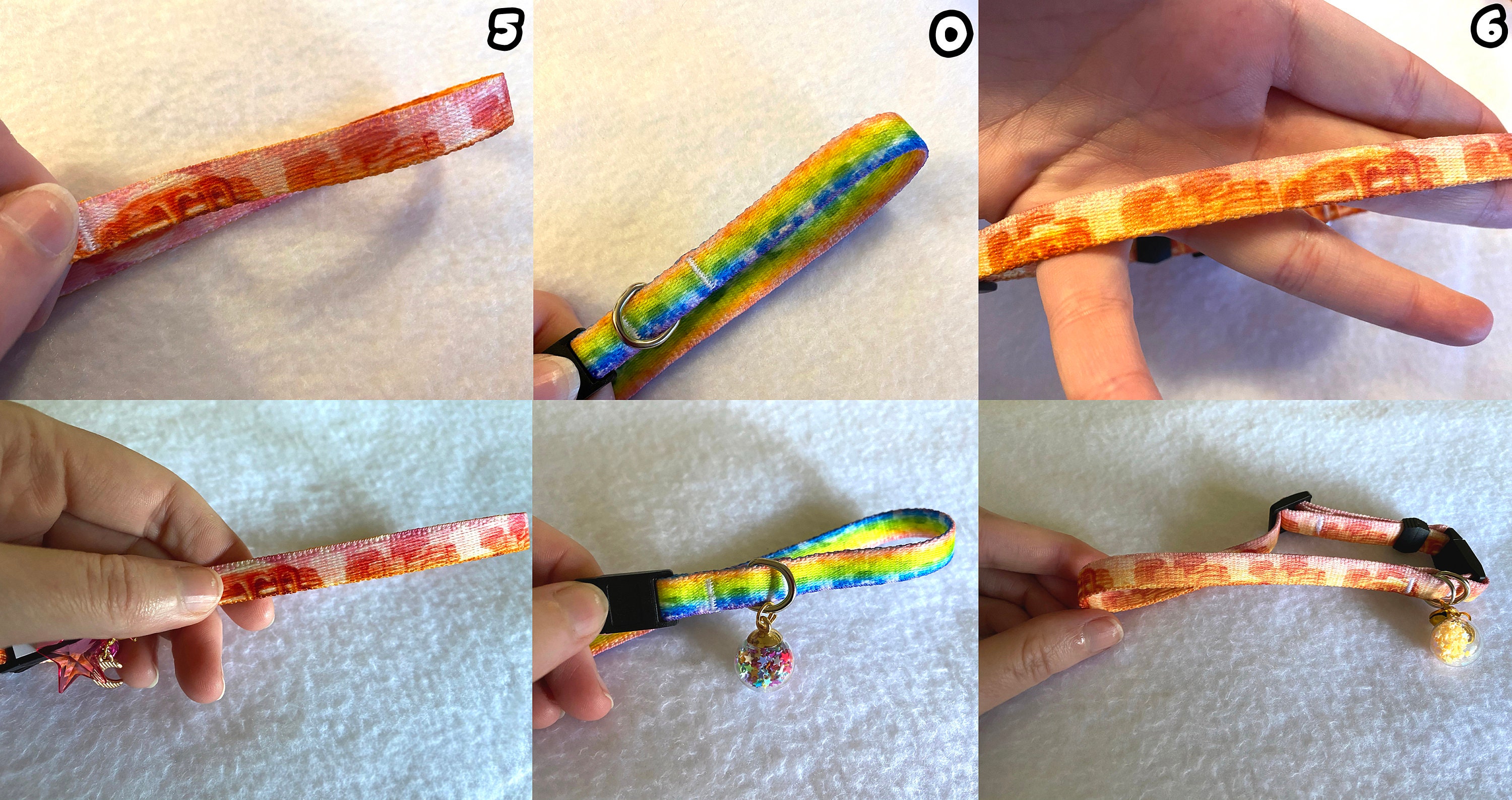 Custom Pancake Print Pet Collars & Matching Star Charms Sets Etsy